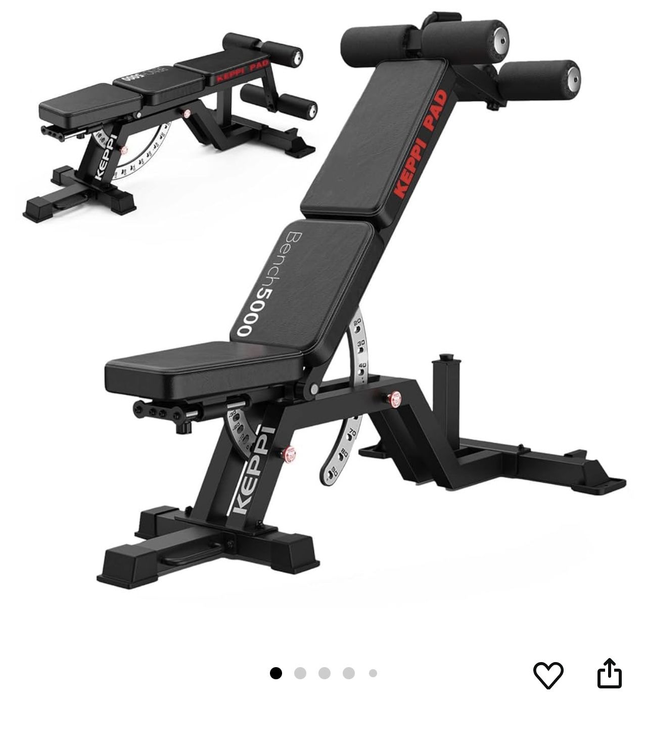 Brand New Keppi , 1500 Pound Capacity Workout Bench