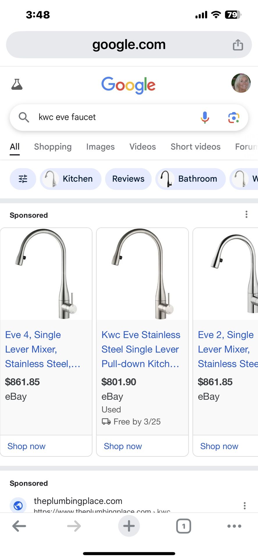 kwc Kitchen Faucet kWC 10.121.103.700 Used With Light