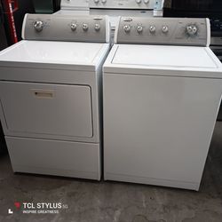 Set Washer And Dryer Whirlpool Gas Dryer Everything Is And Good Working Condition 3 Months Warranty Delivery And Installation 