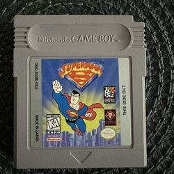 Superman (Nintendo Game Boy Original) Tested - Authentic With Case