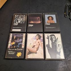 Bundle Of 6 Prince Cassette Tapes From The 70's To 80's- Very Col$42lectible