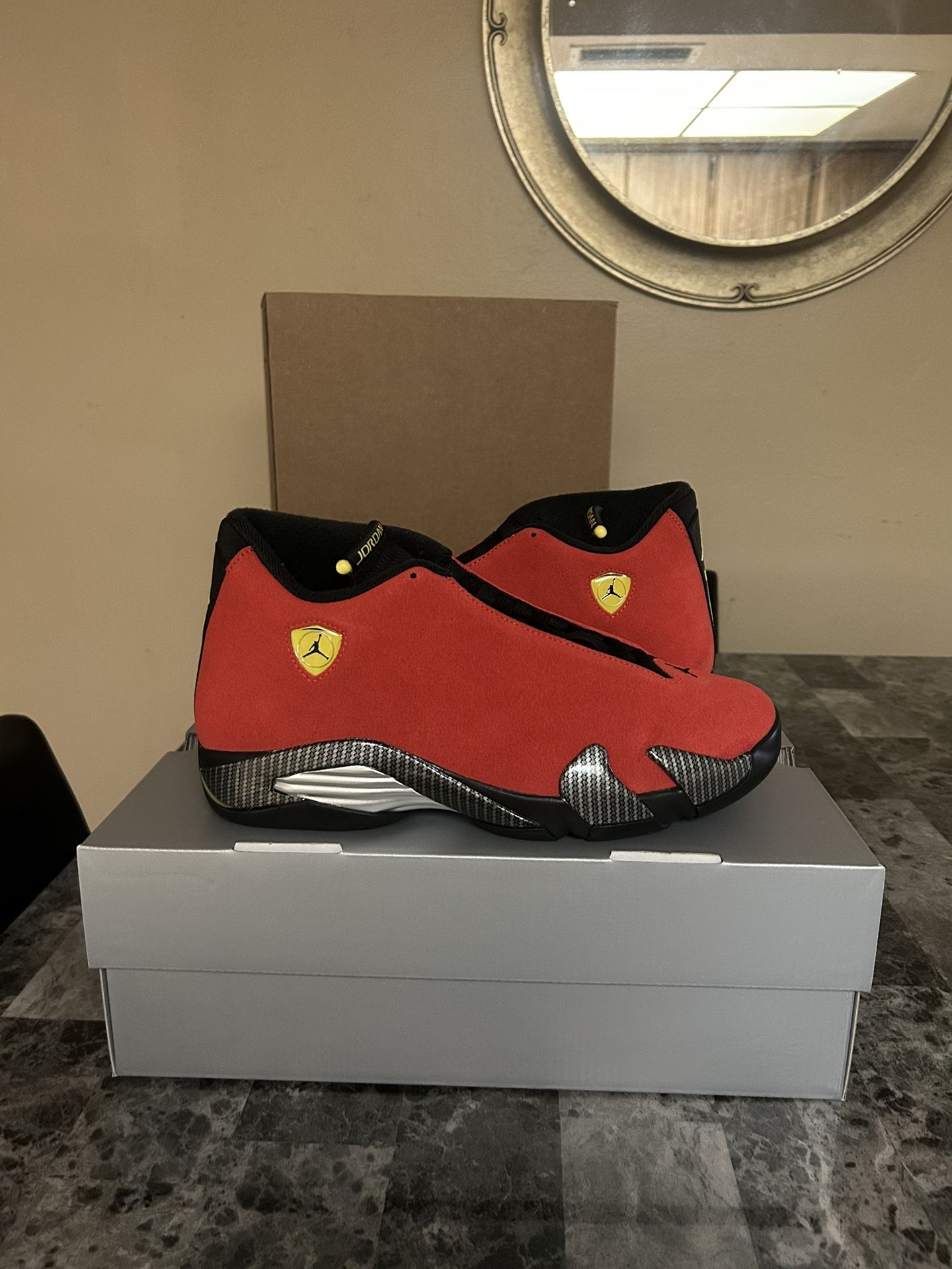 Air Jordan 14 Retro “Challenge Red” / Ferrari 14s