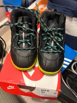 Nike Toddler Foamposite Sneakers Black Teal