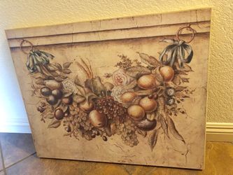 “Country style Fruit & Floral portrait “