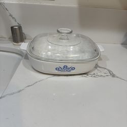 Corning  ware 9” P-9-B Blue Cornflower Casserole Dish w/Lid