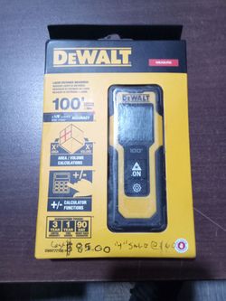 DeWalt Lazer measurement tape. 100'