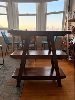 Wooden 3 Tier shelf / console table