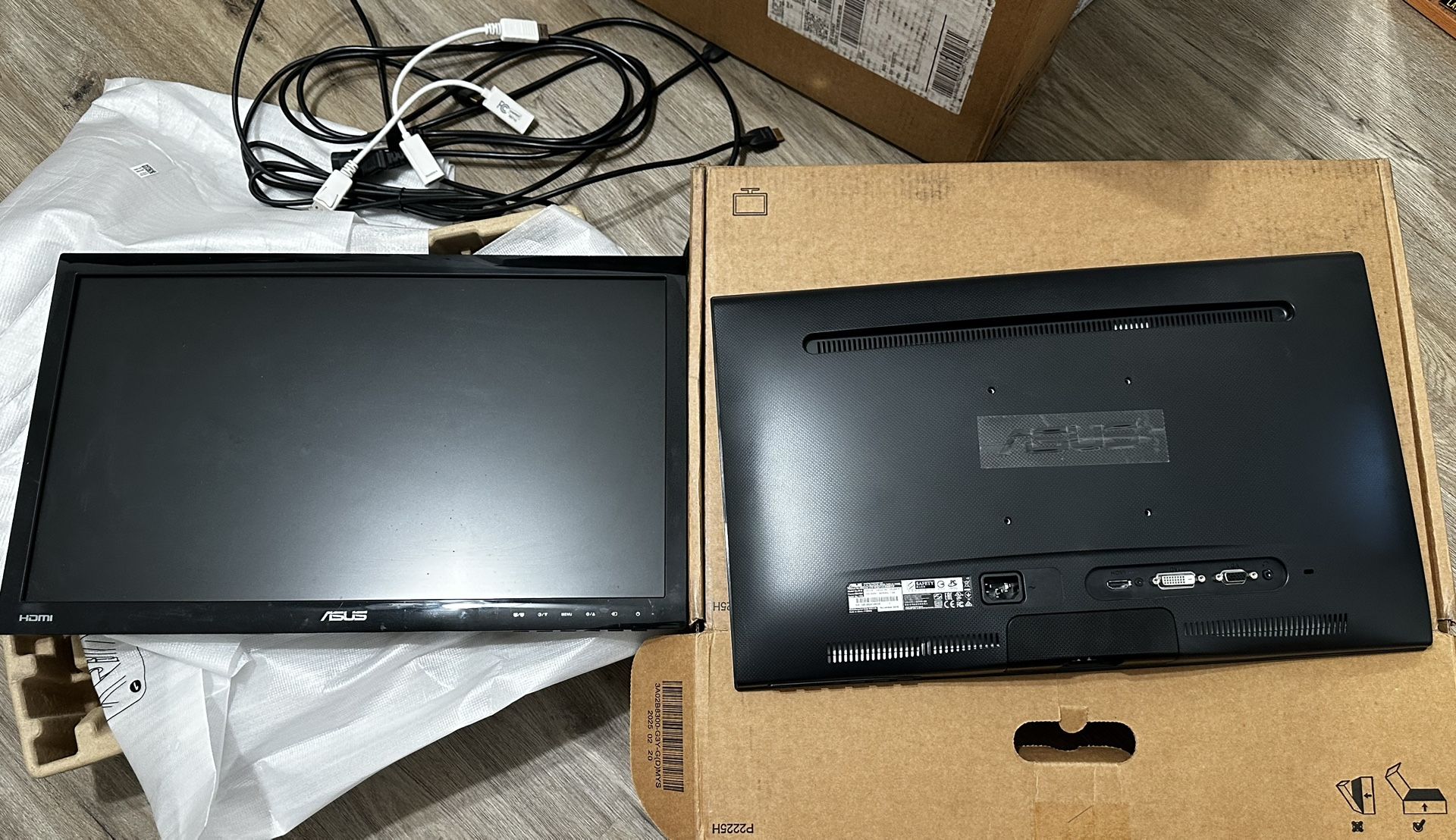 Two ASUS 22” Monitors