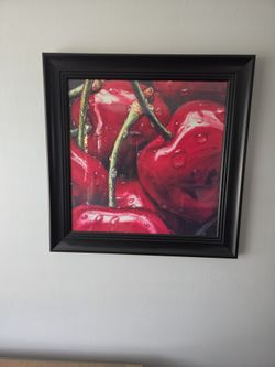 Framed Cherry Art Print
