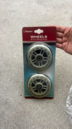 Razor- Wheels - Clear- with Bearings Replacement