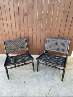 Leather chairs