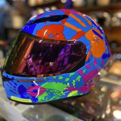 Helmet New Colorful Dot Motorcycle Helmet $170
