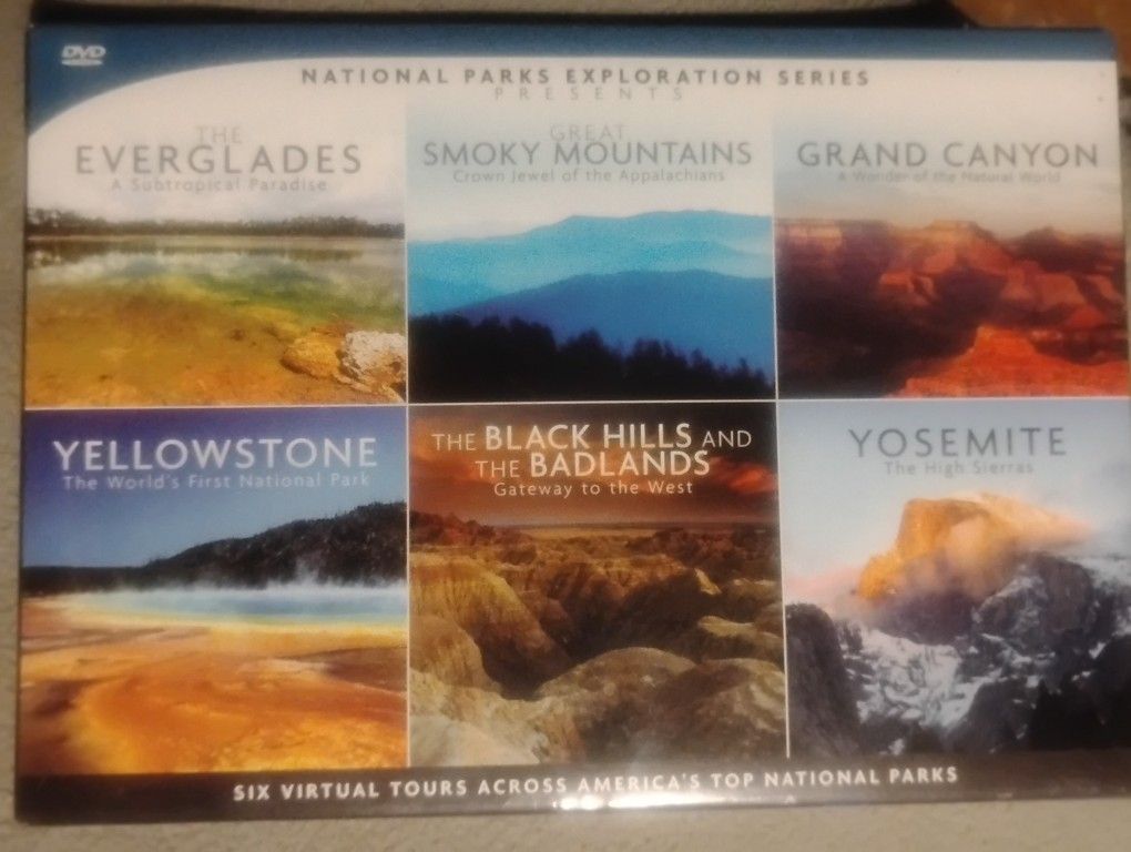 National Parks Exploration Series, Six Virtual Tours DVD 4-Disc Set".
