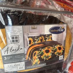 Blankets.    Borrego 3 Pieces.     $35 King Or Cal King. 