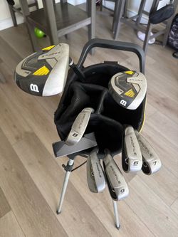Wilson Profile SGI Left-Handed Golf Set – 8 Clubs + Stand Bag