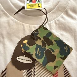 Bape/burberry Tshirt 
