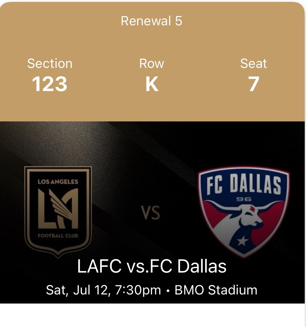 LAFC Tickets