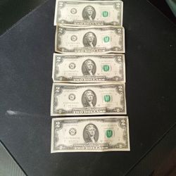 Very Rare 2017 $2 Bills 
