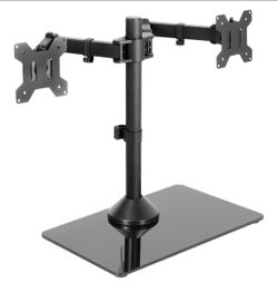 Monitor Stand with Sleek Glass Base