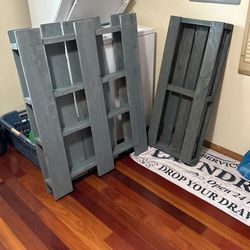 Rustic Pallet Shelving 