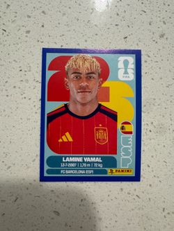 Lamin Yamal Panini 2026 World Cup sticker