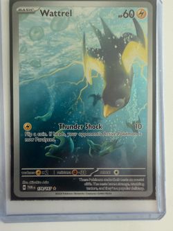 Pokémon Wattrel #178/167 Illustration Rare