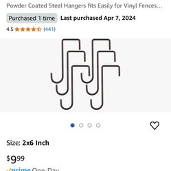 Fence Hooks / Patio Hooks