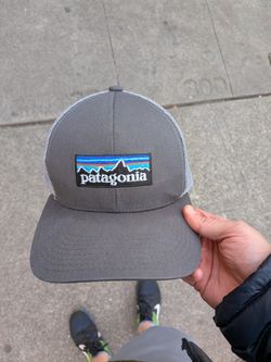 Patagonia Gray Trucker Hat Classic Logo
