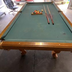 USED OLHAUSEN POOL TABLE