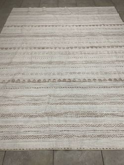 Bohemian pattern 8x10 washable area rug