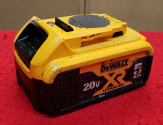 Dewalt 20V XR Max Lithium-Ion 5.0Ah Battery Pack - Battery Only - No Charger - No Tool - Working 