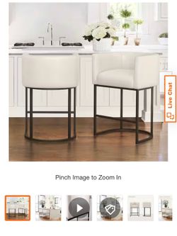 Home Depot 26 Inch AntiqueWhite Stools (set of 3)