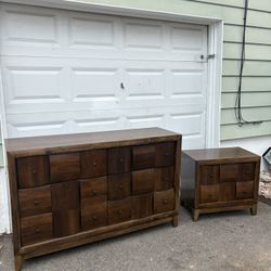 Dresser With Night Stand 