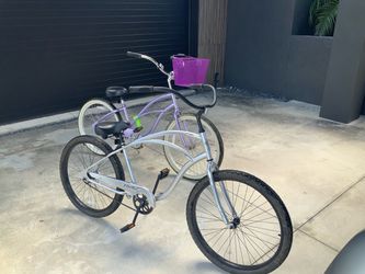 New Trek Electra his and hers set bicycles