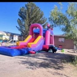 Jumping Balloon Water slide Combo 