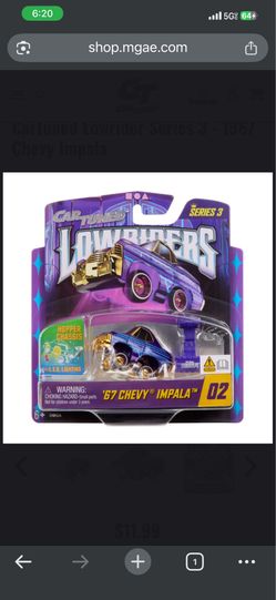 CarTuned Lowrider “67 Chevy Impala “ 1:64 Scale Diecast