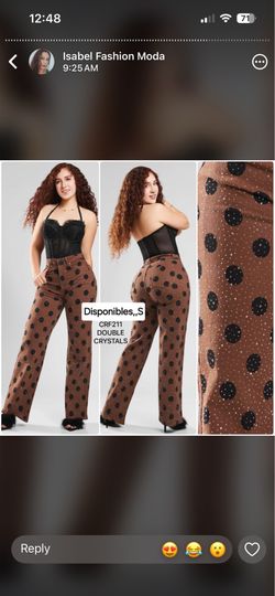 New Beautiful Trendy Jean with Rhinestones