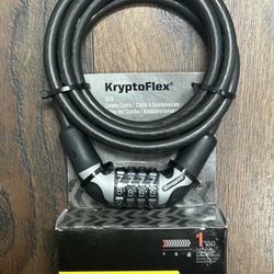Bicycle Lock KryptoFlex Combination Lock New 