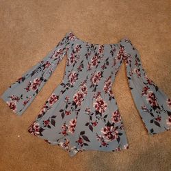 Kendall & Kylie Flowered Romper