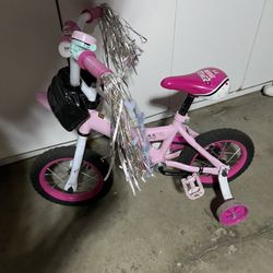 Minnie Mouse Kids Bike With Training Wheels