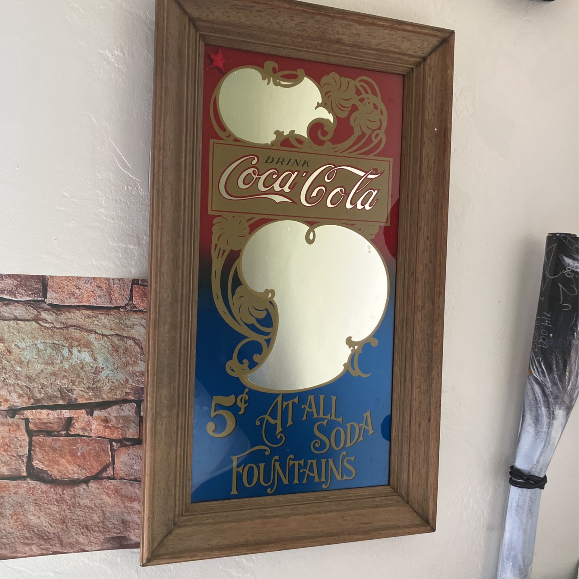 Vintage Coca Cola Mirror