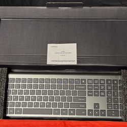 2.4G Wireless Slim Silent Full-Size Keyboard with Numeric Keypad