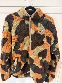 Dickies Camo Sherpa Fleece Zip Jacket