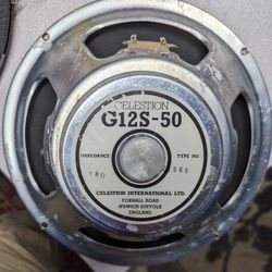 2 Celestion G12S-50's