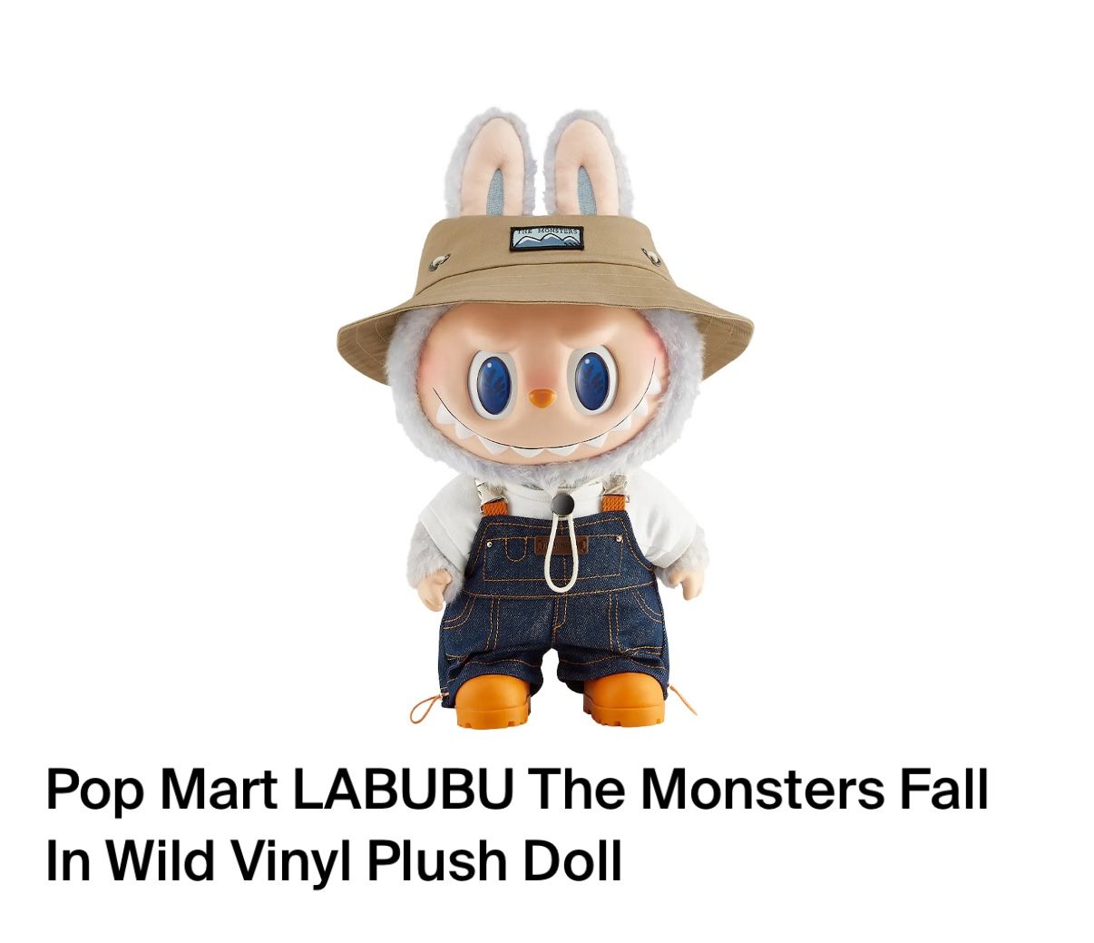 Labubu big doll Fall in wind