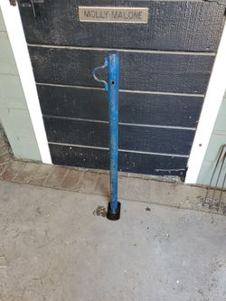 36" High Vintage Horse Hitching Post