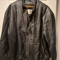 Vintage Leather Jacket In excellent condition