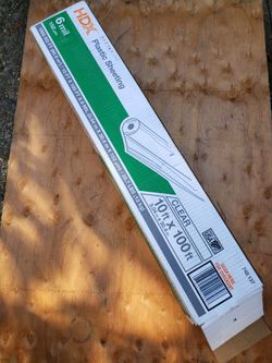 HDX Clear Plastic Sheeting