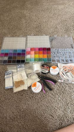Jewelry bead making kit and supplies