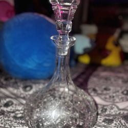 crystal wine vase